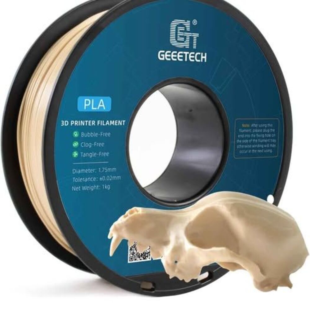 Geeetech PLA Filament 1.75mm Bone White 3D Printer Filament 1kg(2.2lbs)